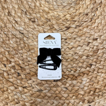 Siena Set clip con fiocco in Velluto - Anima Kids