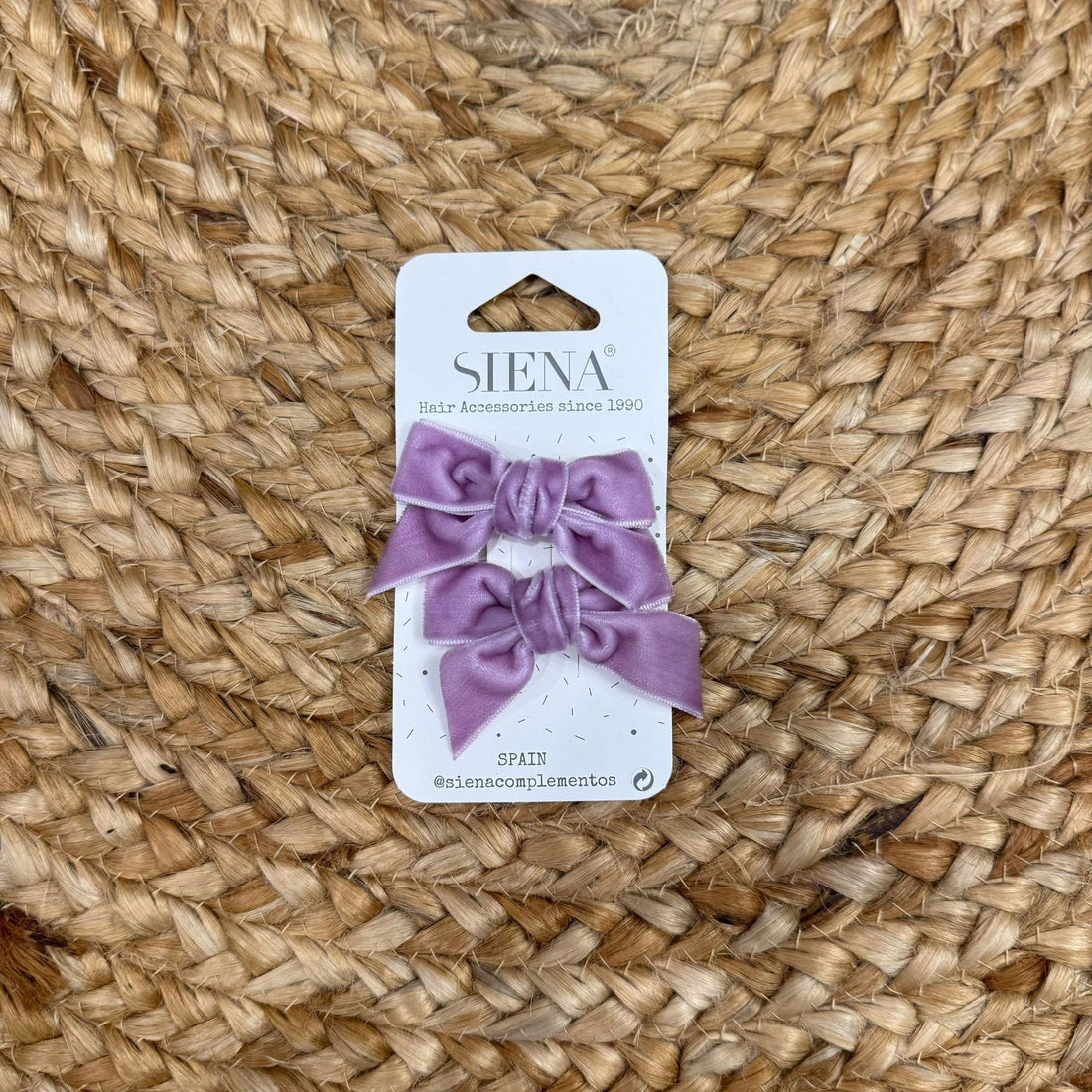 Siena Set clip con fiocco in Velluto - Anima Kids