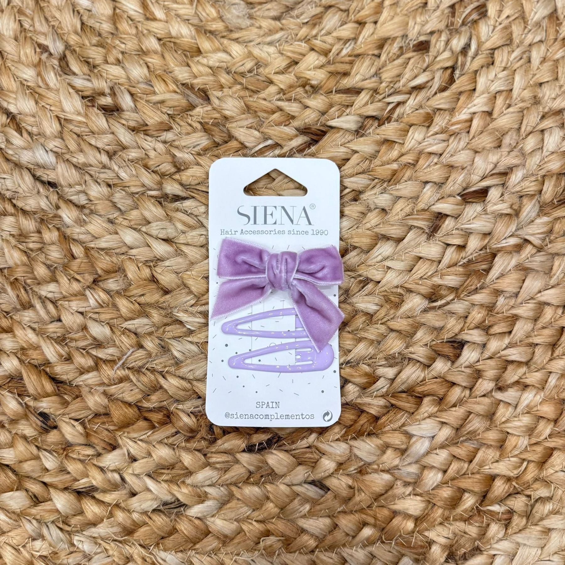 Siena Set clip con fiocco in Velluto - Anima Kids