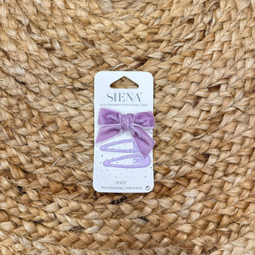 Siena Set clip con fiocco in Velluto - Anima Kids