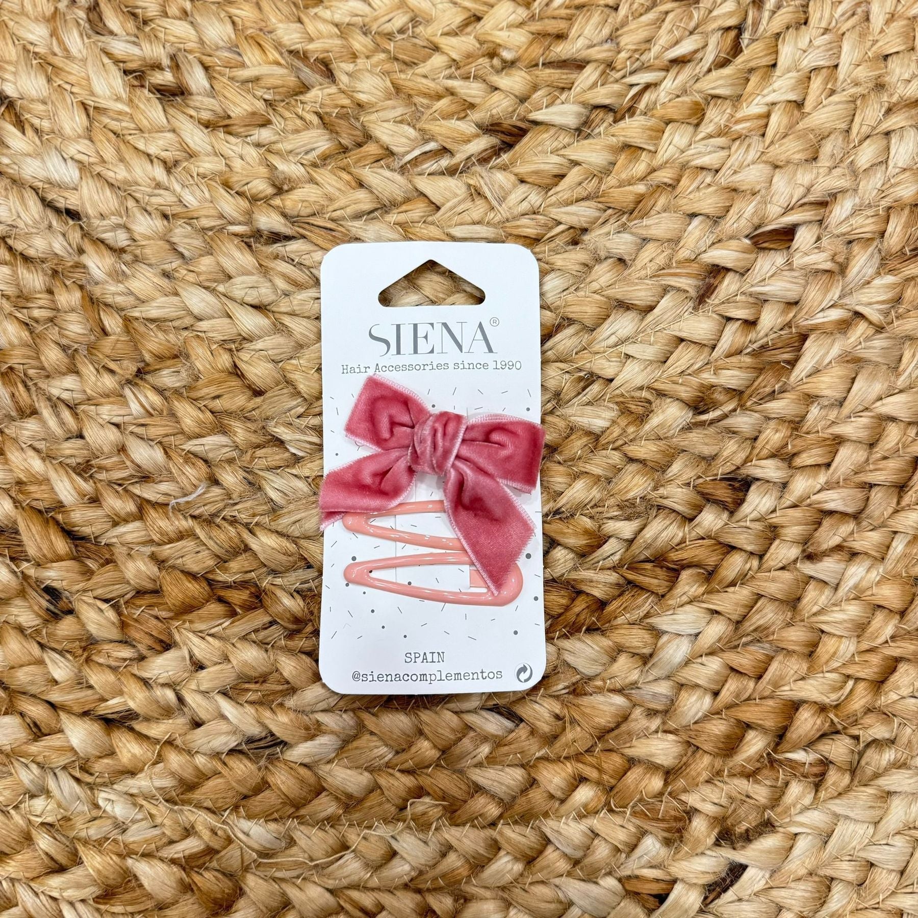 Siena Set clip con fiocco in Velluto - Anima Kids