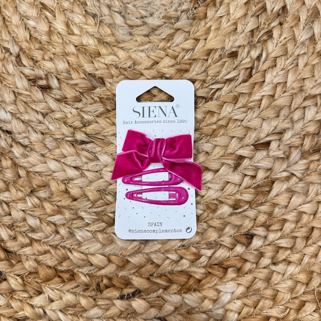 Siena Set clip con fiocco in Velluto - Anima Kids