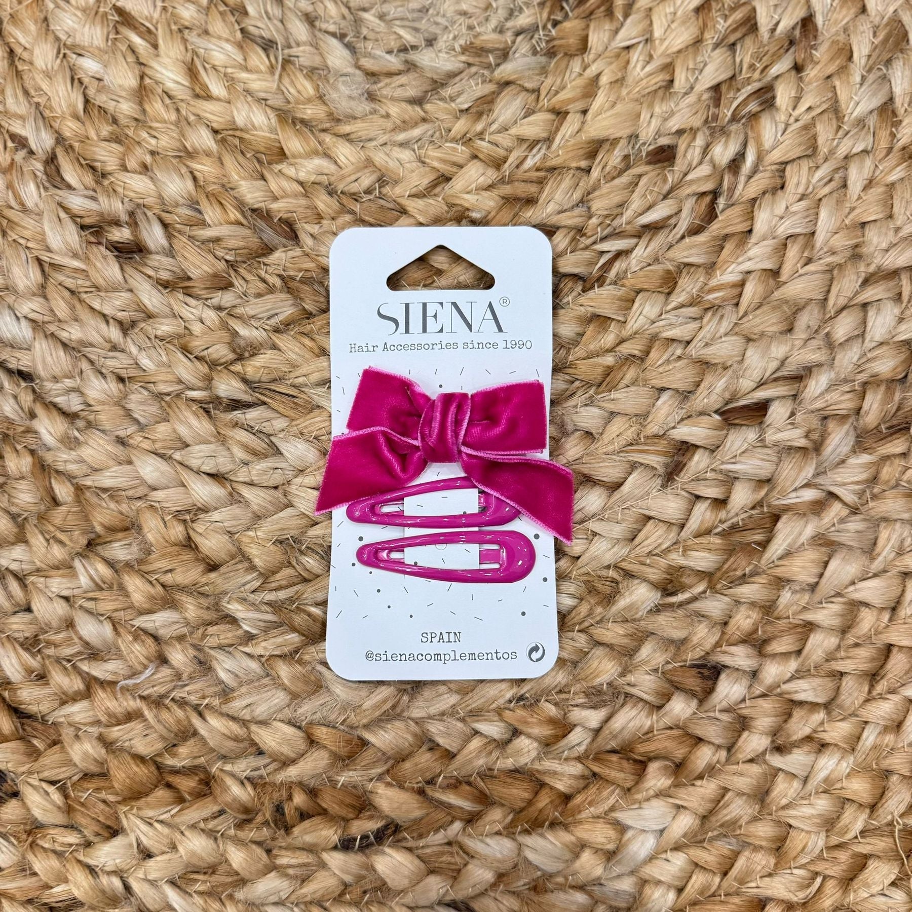 Siena Set clip con fiocco in Velluto - Anima Kids