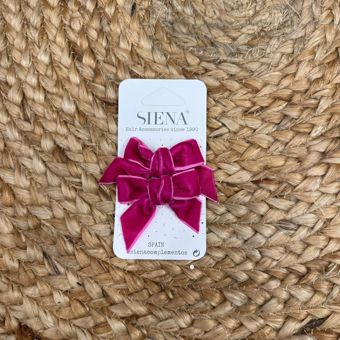 Siena Set clip con fiocco in Velluto - Anima Kids