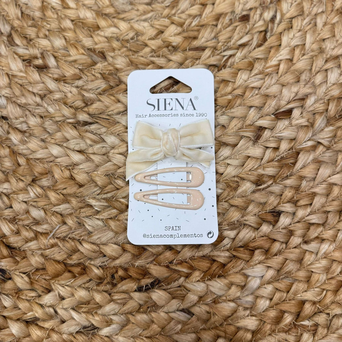 Siena Set clip con fiocco in Velluto - Anima Kids