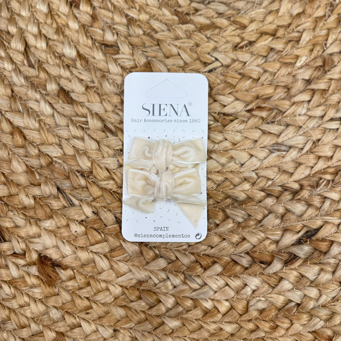 Siena Set clip con fiocco in Velluto - Anima Kids