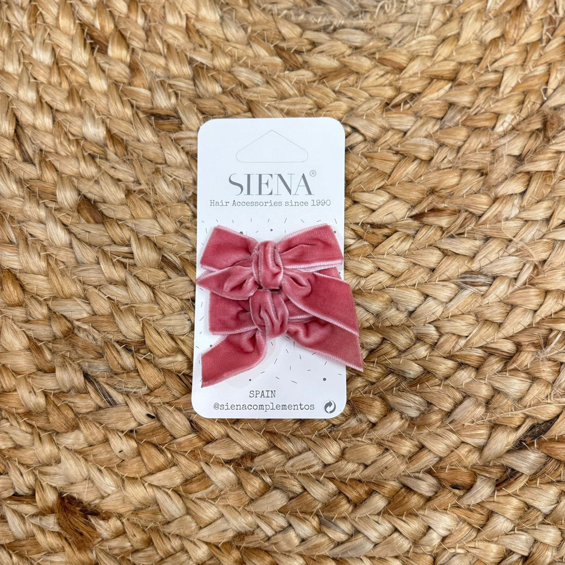 Siena Set clip con fiocco in Velluto - Anima Kids