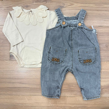 Snug completino in denim - Anima Kids