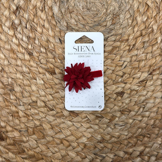 Siena Clip con fiore