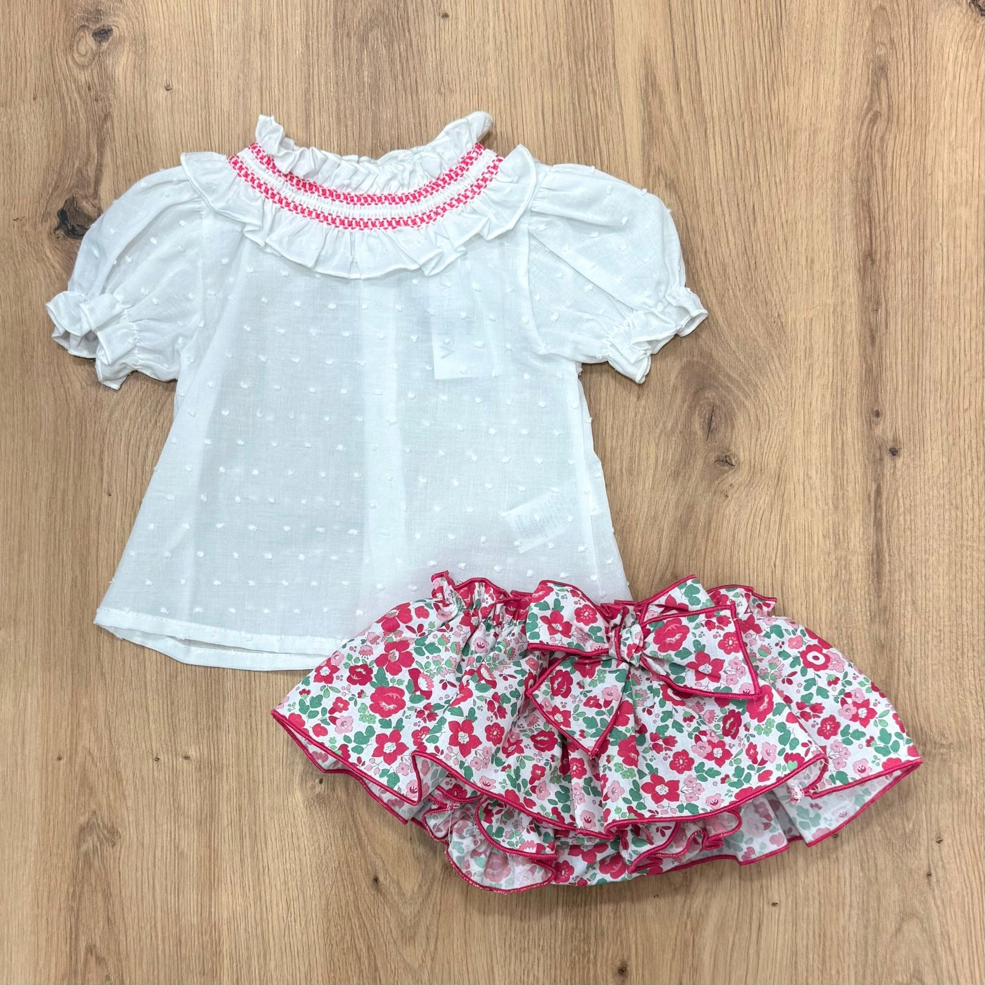 Valentina Bebès camicina con coulotte - Anima Kids