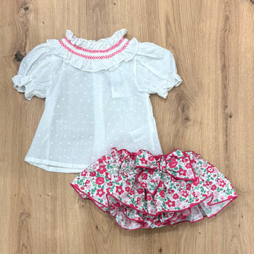Valentina Bebès camicina con coulotte - Anima Kids