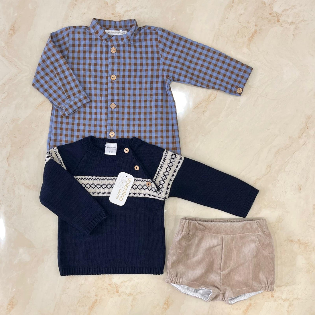 Valentina Bebès Completino A quadri - Anima Kids