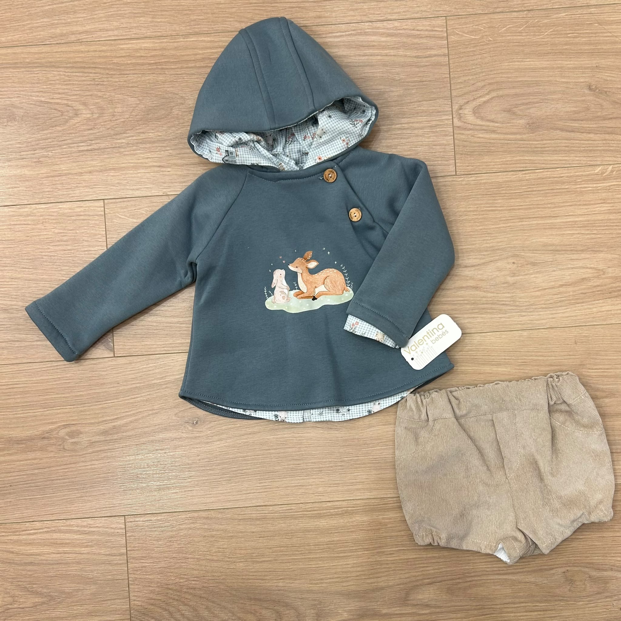 Valentina Bebes completino con felpa - Anima Kids