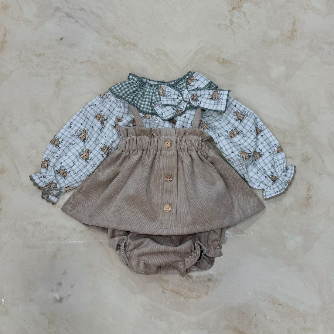 Valentina Bebès Completino in Velluto - Anima Kids