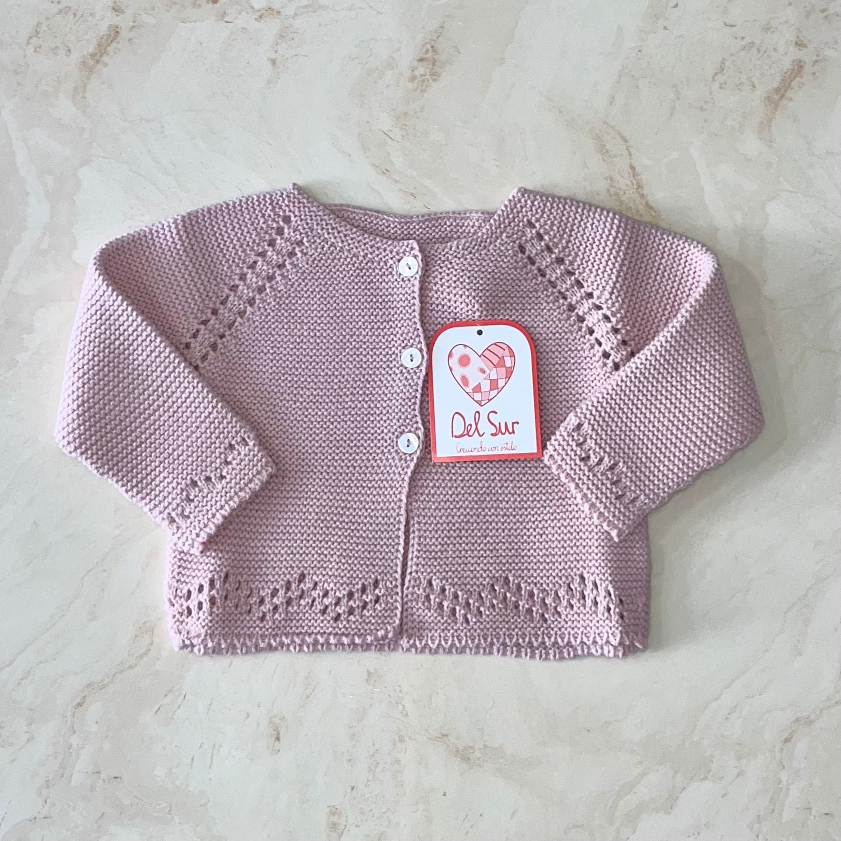 Del Sur Cardigan con traforature