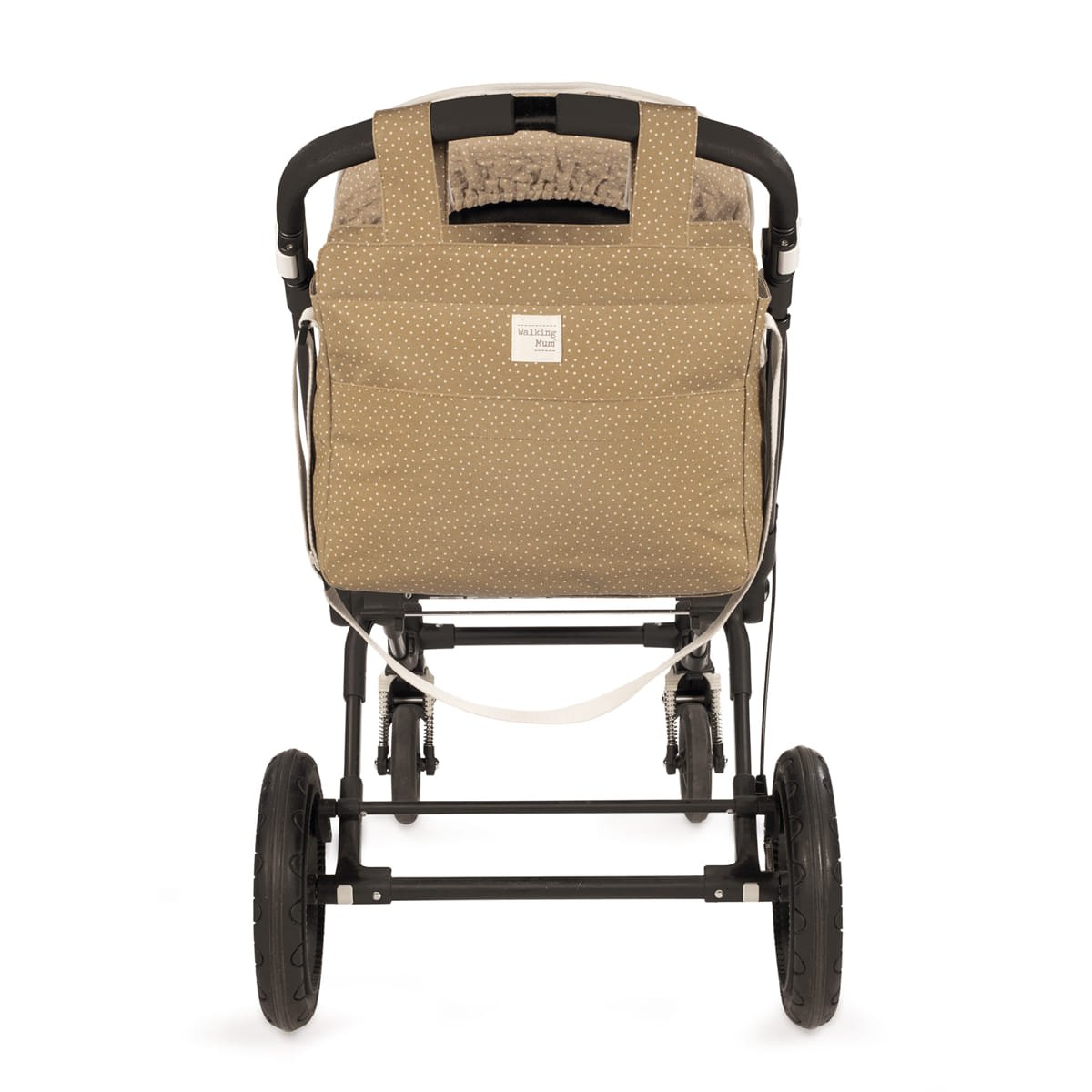 Walking Mum Borsa fasciatoio Pois Poppy Cannella - Anima Kids