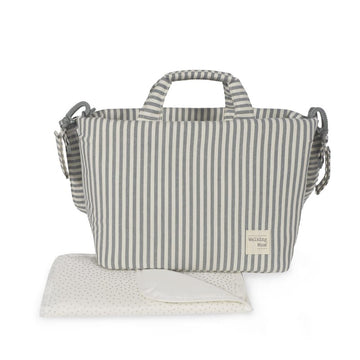 Walking Mum Borsa Fasciatoio Pralinè Strips Matcha - Anima Kids