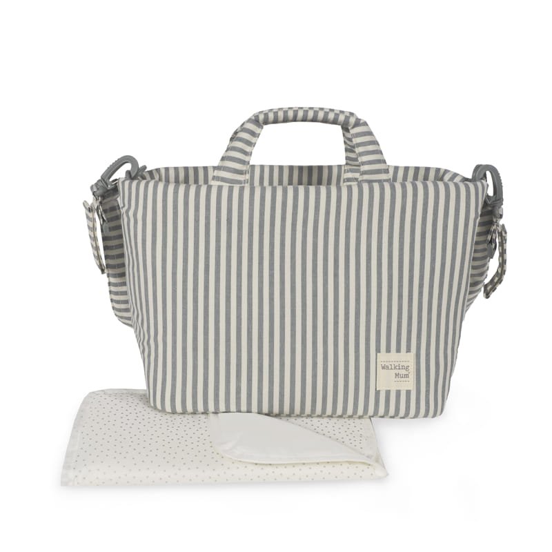 Walking Mum Borsa Fasciatoio Pralinè Strips Matcha - Anima Kids