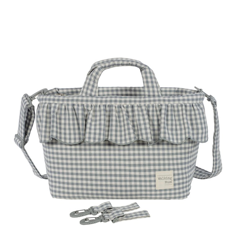 Walking Mum Borsa Fasciatoio Pralinè Vichy Matcha - Anima Kids