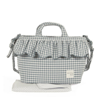 Walking Mum Borsa Fasciatoio Pralinè Vichy Matcha - Anima Kids