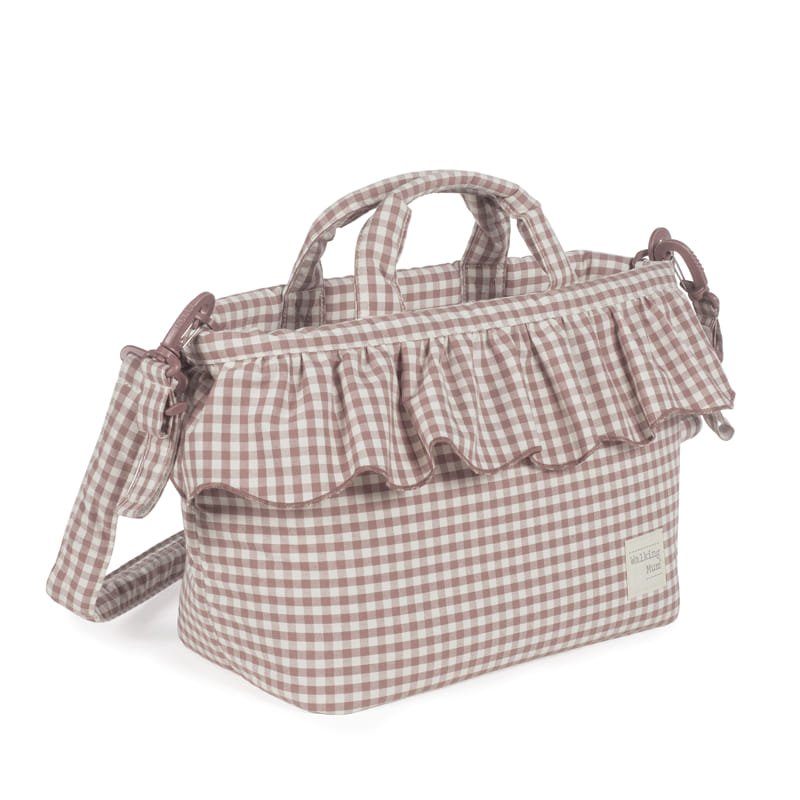 Walking Mum Borsa Fasciatoio Pralinè Vichy Moka - Anima Kids