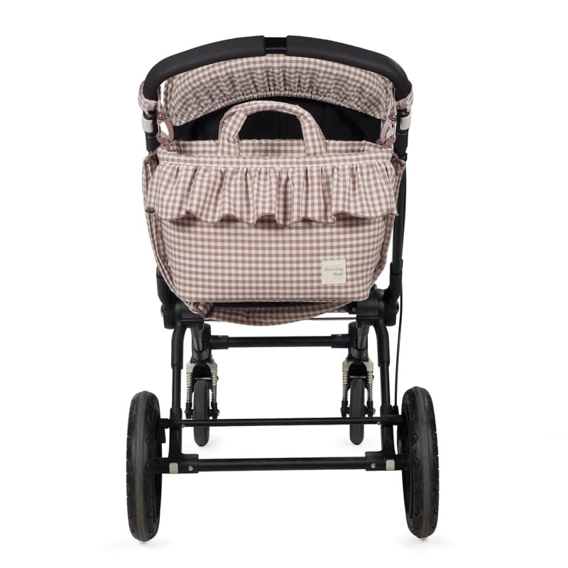 Walking Mum Borsa Fasciatoio Pralinè Vichy Moka - Anima Kids
