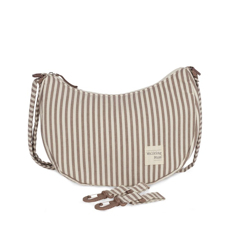 Walking Mum Borsa Gondola Pralinè Strips Moka - Anima Kids