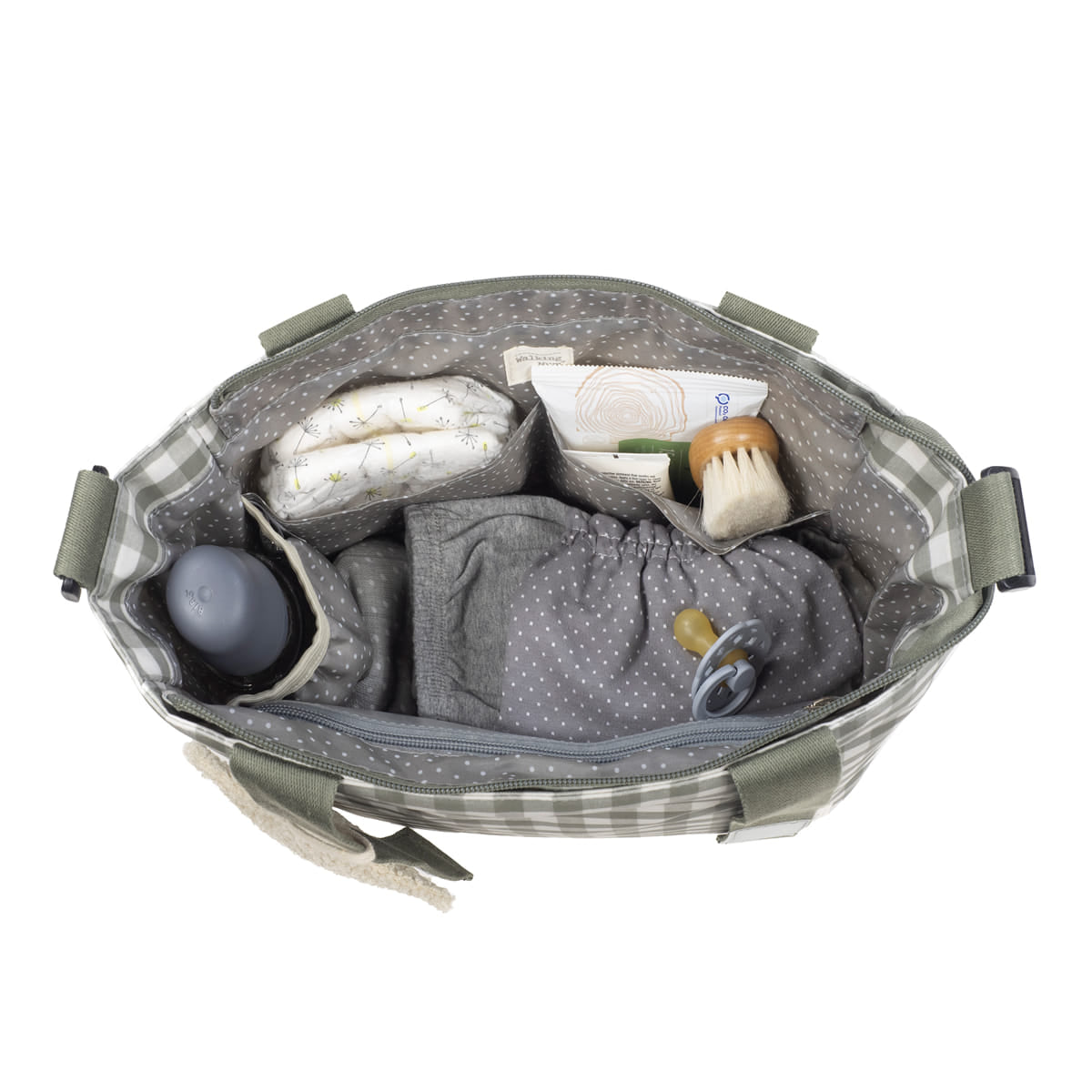 Walking Mum Crossbody Caetana Stone - Anima Kids