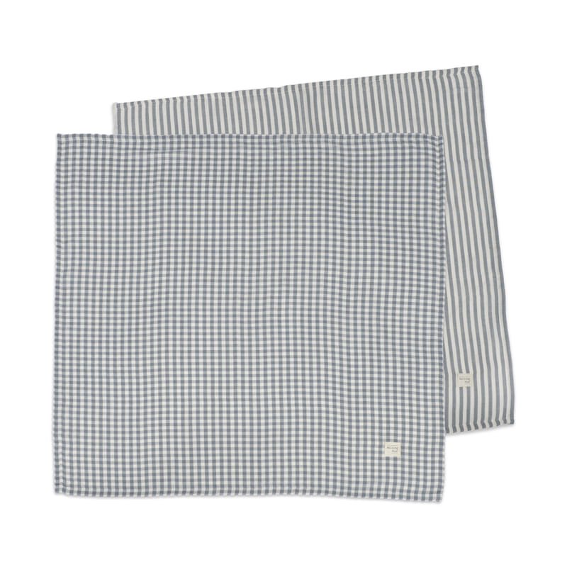 Walking Mum Set Mussole Pralinè Vichy e Stripe Matcha - Anima Kids