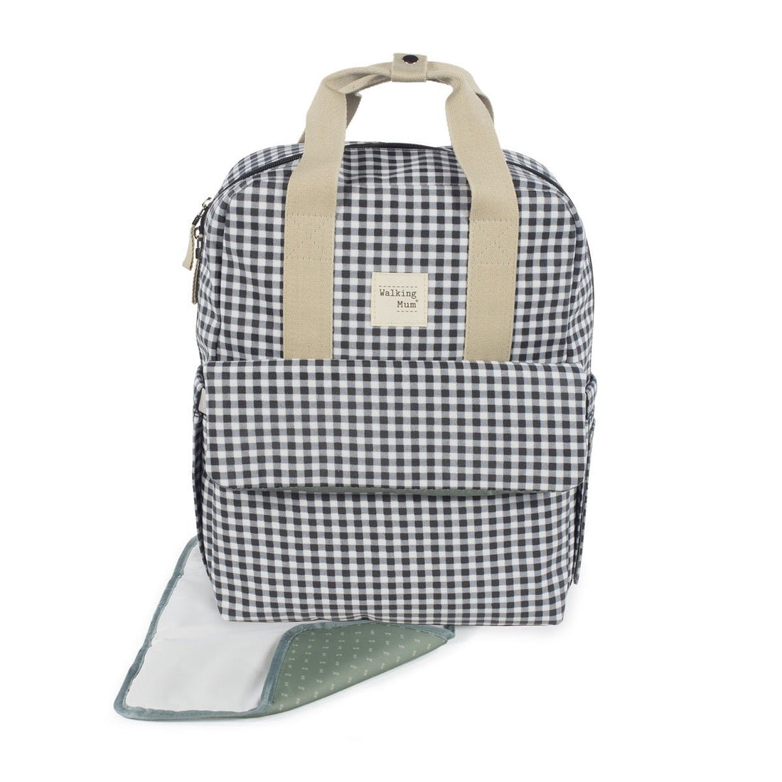 Walking Mum Zaino I love vichy black - Anima Kids