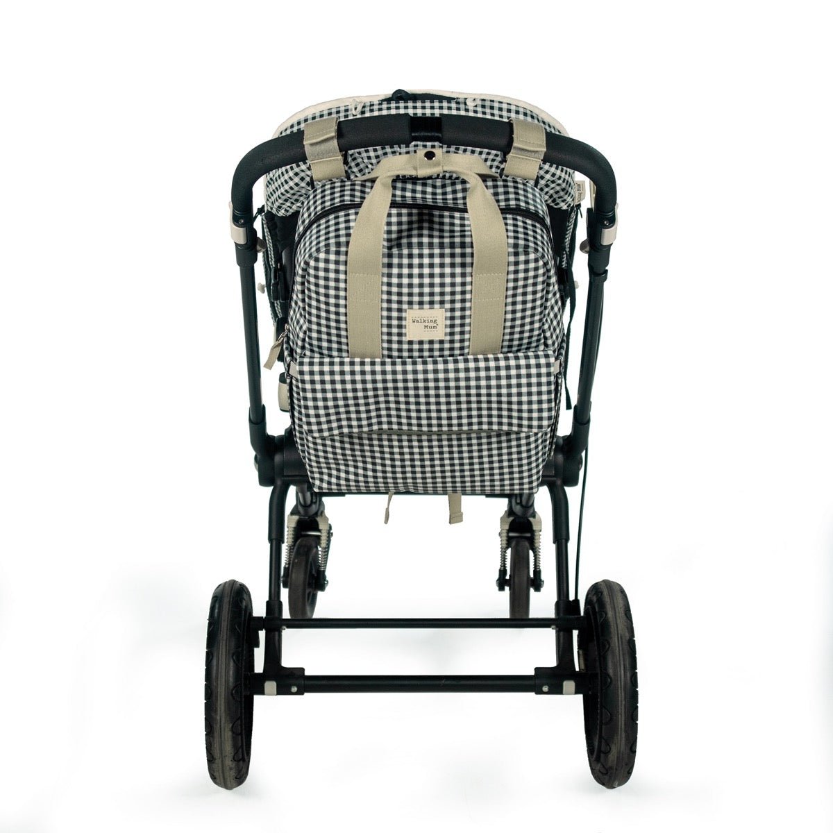 Walking Mum Zaino I love vichy black - Anima Kids