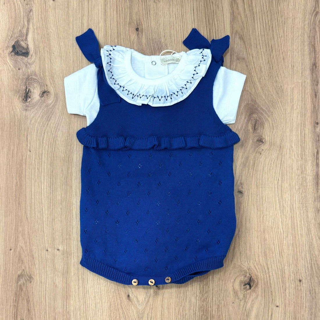 Wedoble pagliaccetto in filo con body - Anima Kids