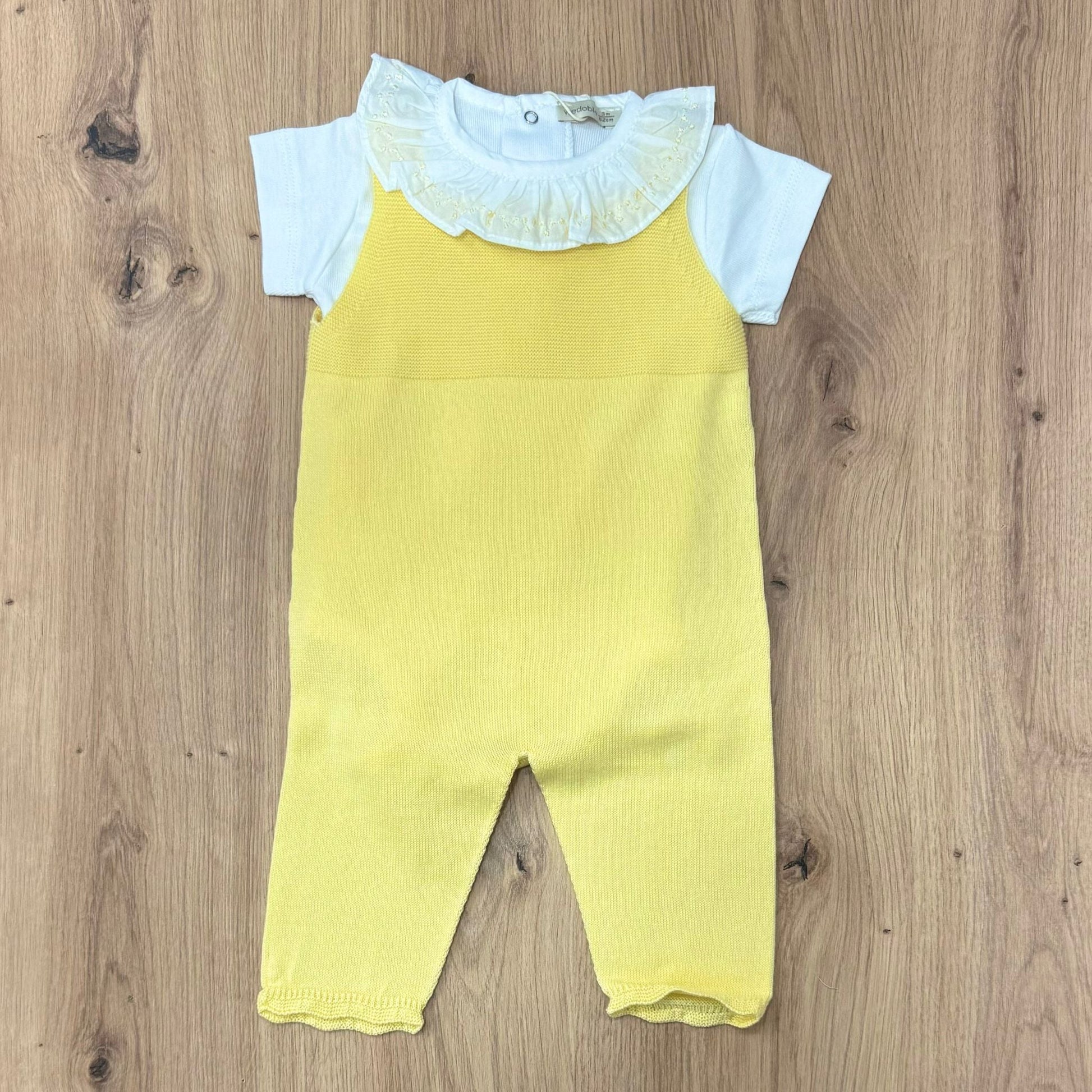 Wedoble salopette in filo con body - Anima Kids