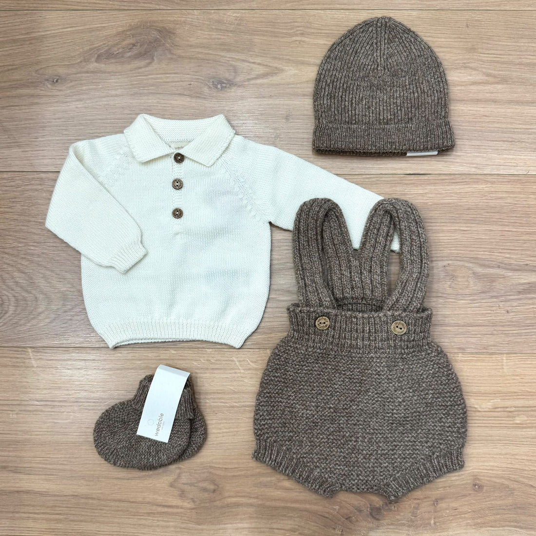 Wedoble set nascita in lana - Anima Kids