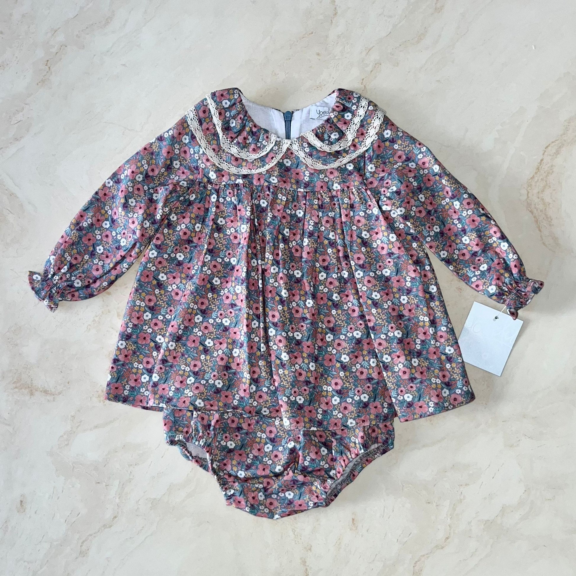 Yoedu Abitino e coulotte Floreale - Anima Kids