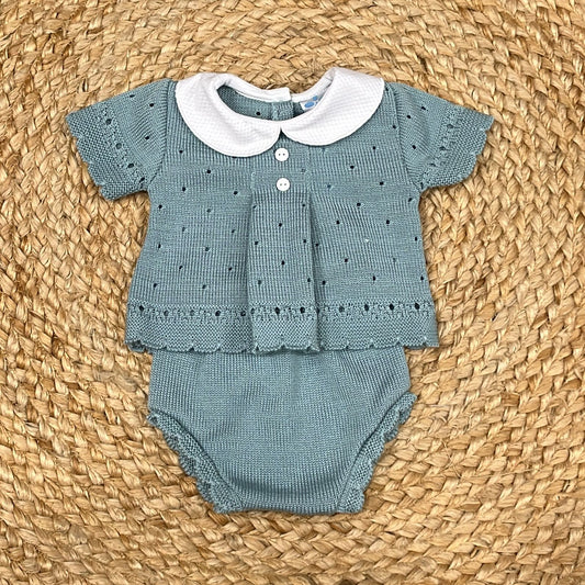 Sardon Perforated T-shirt with diaper cover