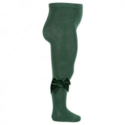 Condor Bow tights in velvet