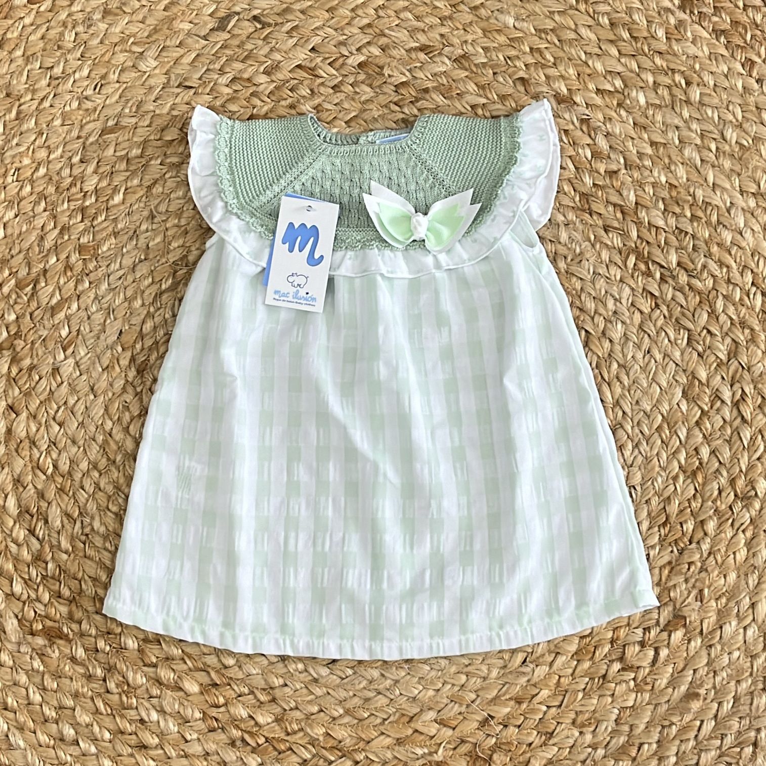 Mac Ilusion Checked Dress