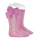 Condor Perforated Sock with bow