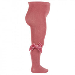 Condor Bow tights in velvet
