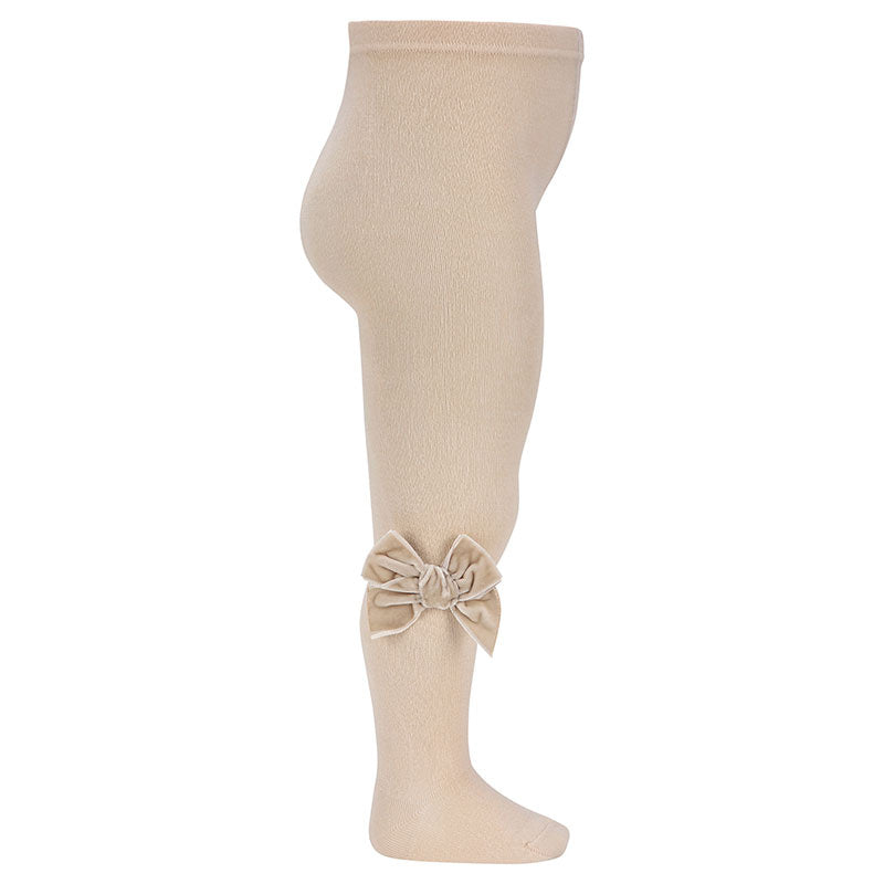 Condor Bow tights in velvet