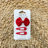 Siena Clip set with bow