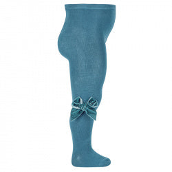 Condor Bow tights in velvet