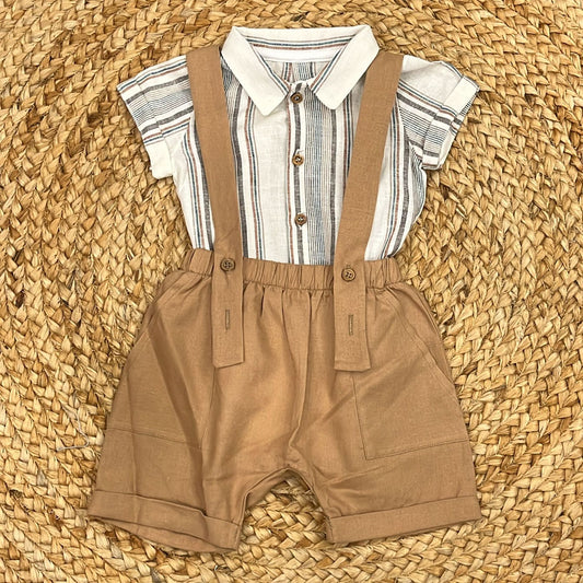 BabyVip Striped outfit