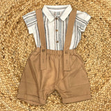 BabyVip Striped outfit