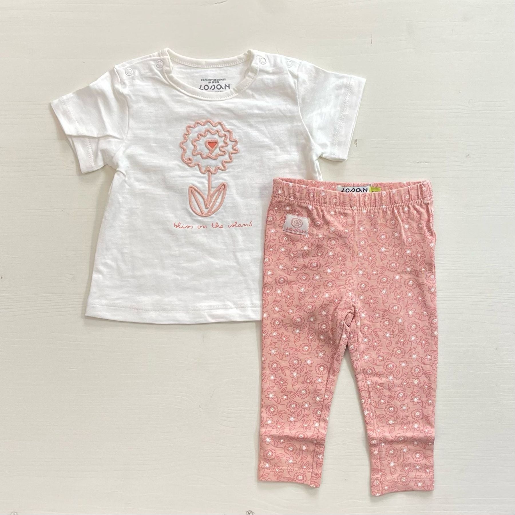 Losan Floral T-shirt and leggings