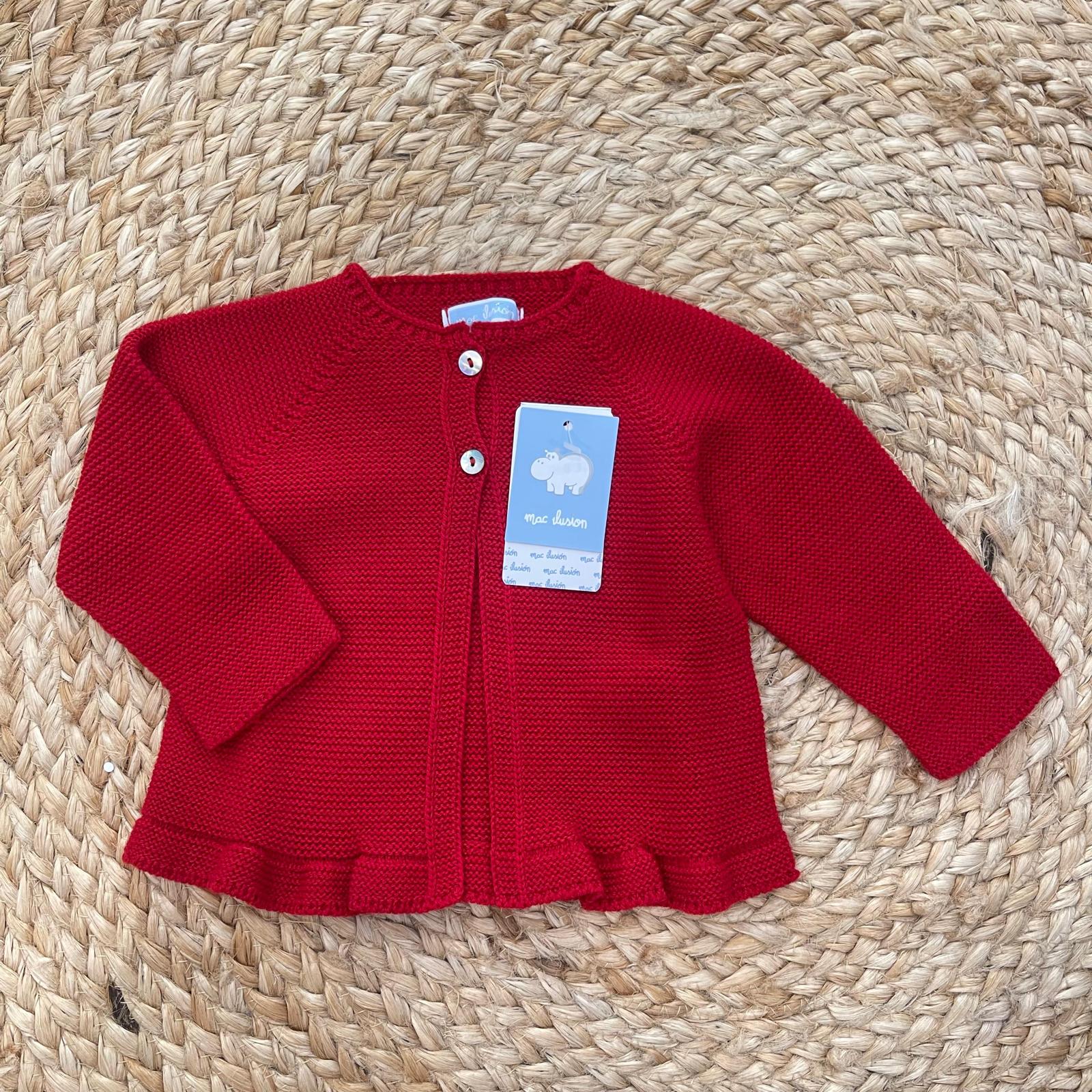 Mac Ilusion Cardigan Rouches