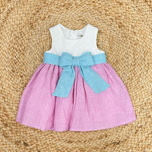 Flying Beans Dress With Bow
