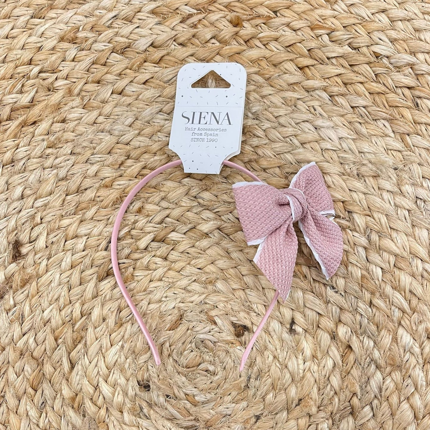 Siena Honeycomb Bow Headband