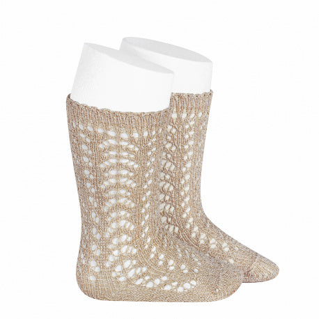 Condor Perforated Glitter Socks